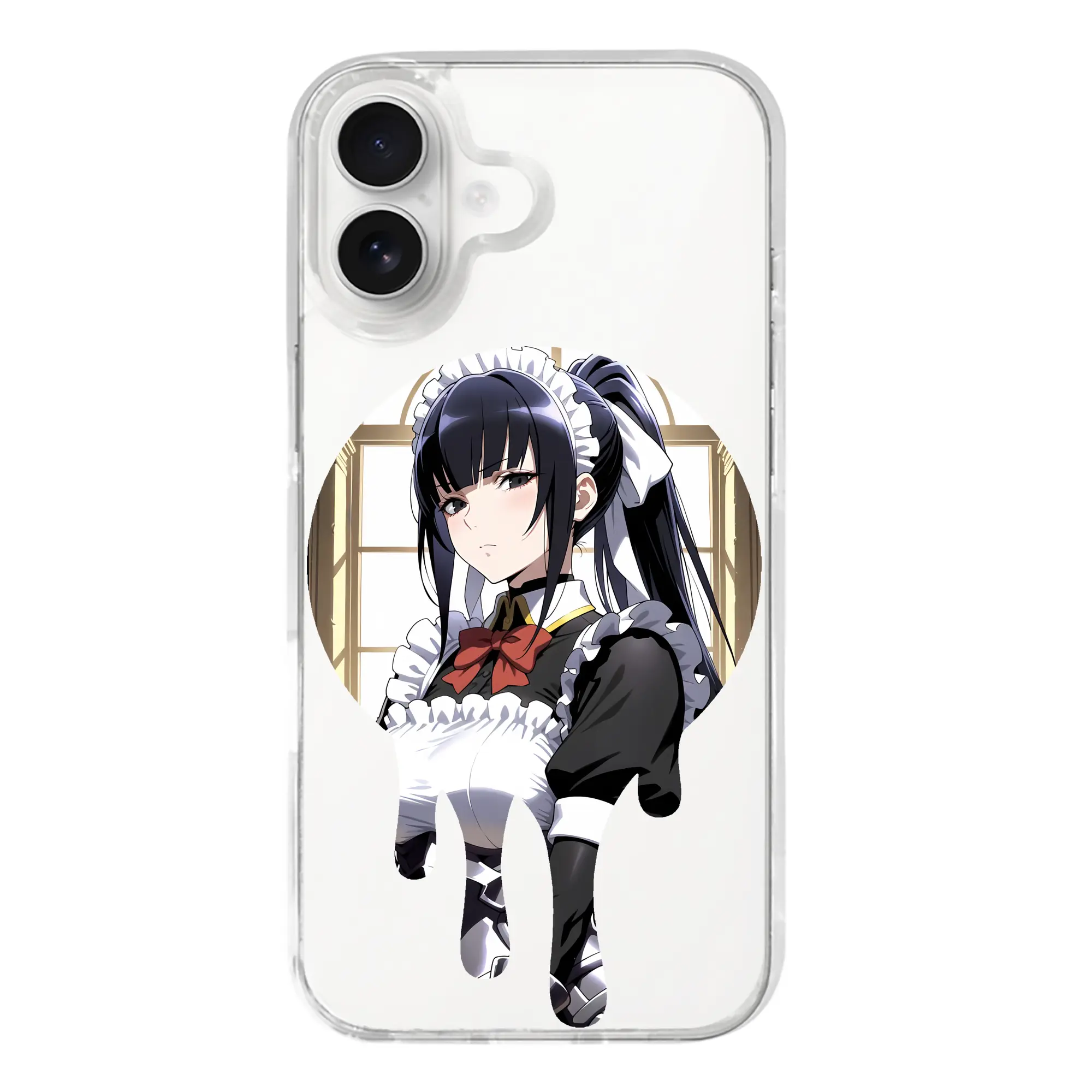 オーバーロード グッズ ナーベラル・ガンマ - iPhone 17シリーズ 透明スマホケース – 薄型・耐衝撃・精密フィット保護カバー